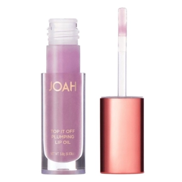 JOAH Top It Off Plumping Lip Oil - Purple NIB - Picture 2 of 13